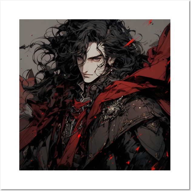 Hunters of the Dark: Explore the Supernatural World with Vampire Hunter D. Illustrations: Bloodlust Wall Art by insaneLEDP